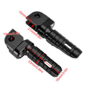 Front Footrost Footrests Fit for Kawasaki ZX-4R ZX-4RR 24-25 Ninja 400 2018-2024
