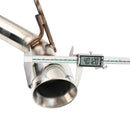 2008-2013 Infiniti G37 2dr kupé zadní tlumič výfuku výfukové potrubí z nerezové oceli