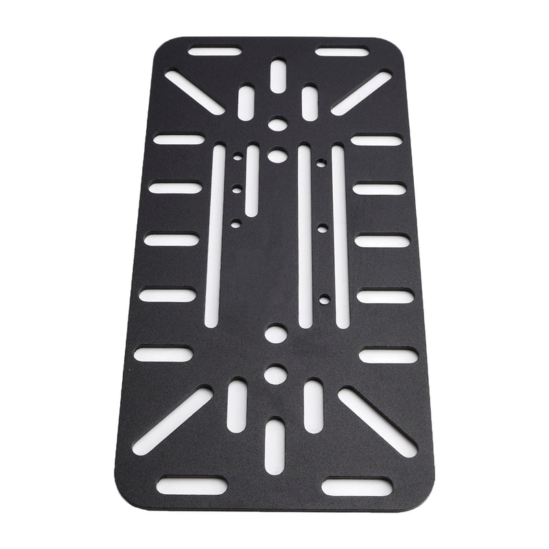 Universeller symmetrischer Seiten-Satteltaschen-Montagehalterungssatz Schwarz für Motorräder