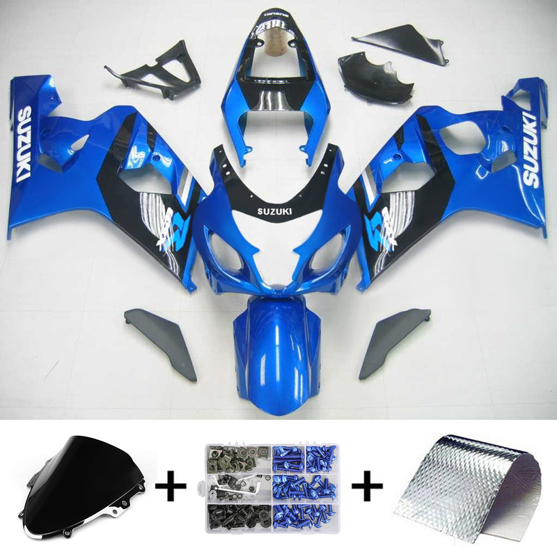 2004-2005 Suzuki GSXR 600/750 K4 Injektionsabzugs Kit Karosserie Plastikabs