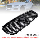 Musta kiiltävä hunajakenno puskurin etugrilli, joka sopii Jaguar XE: lle 2015–2018