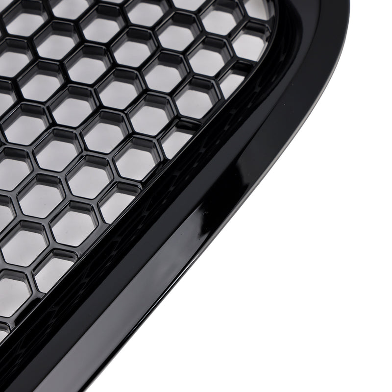 2008-2012 Volvo S40 V50 Gloss Black Front Bumper Honeycomb Grille Grill