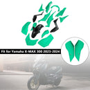 2023-2024 Yamaha X-MAX 300 XMAX Kit de carenado de carrocería ABS de inyección 12#