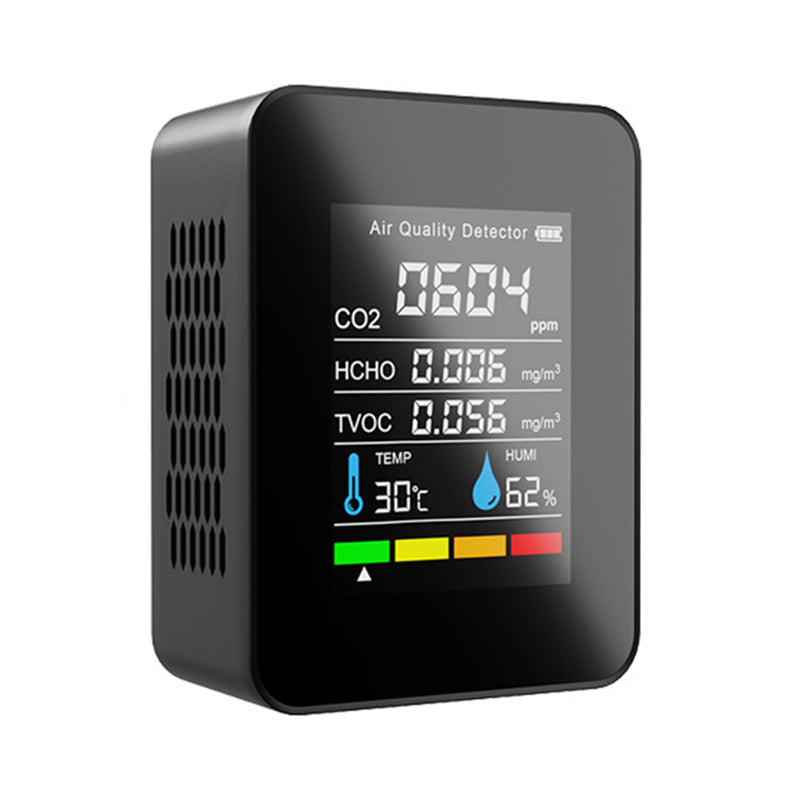 Detektor CO2 5 w 1 Monitor jakości powietrza Hcho Tvoc Tester temperatury i wilgotności