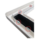 12 Stück Dachfenster-Federklemmen BG1113 für Innenrahmen von Wohnwagen Heki 3/4