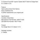 2013-2018 Dodge Ram 6,7L Diesel 2× Avgasvätska DEF Injektortätning 4627714AA
