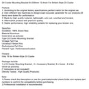 Ölkühler-Montagesatz 330 mm (13,4 Zoll) für Ölkühler nach britischem Standard