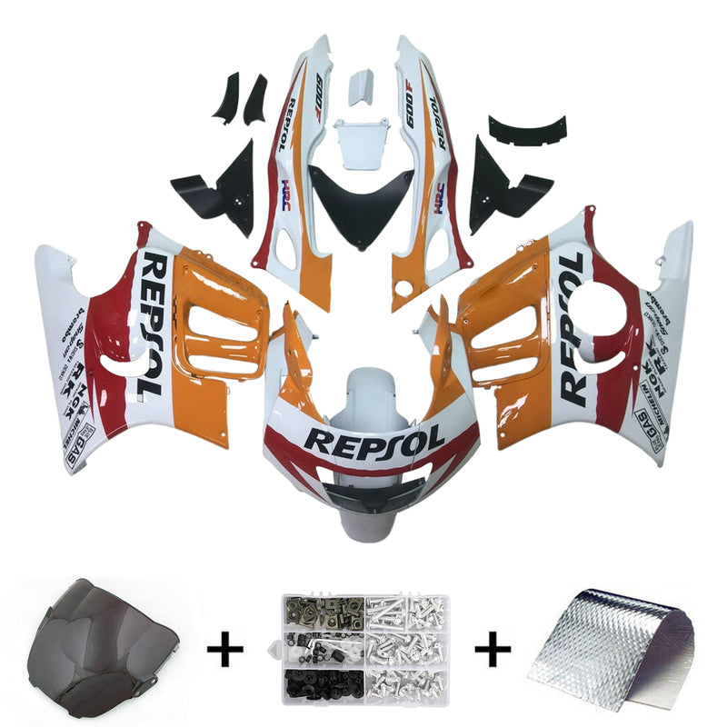 1997-1998 Honda CBR600 F3 injeksjonskinnesett karosseri plast ABS