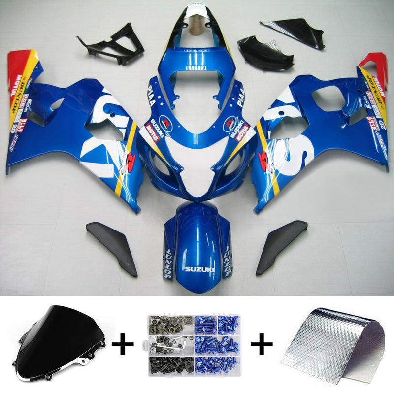 2004-2005 Suzuki GSXR 600/750 K4 ruiskutusliipaisinsarja rungon muovinen abs