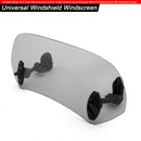 Universal Justerbar Clip On Windshield Extension Spoiler Wind Deflector Smoke