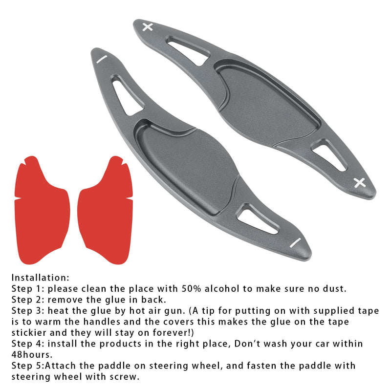 2014–2020 Honda FIT VEZEL HRV Lenkrad-Schaltwippenverlängerung Aluminium