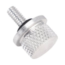 1/4""-20 Silbernes Sitzschrauben-Schraubenplatten-Entriegelungsset für Touring Softail Dyna 96-23