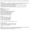 2015-2021 Subaru WRX Center Differential Assembly 38913AA230