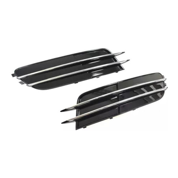 2012–2014 Audi A6 C7 1 par de luzes de nevoeiro da haste da haste da haste dianteira Abertura da capa