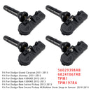 4X TPMS Reifendrucksensor Für Dodge Jeep Chrysler RAM 56029398AB