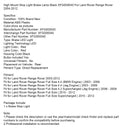 High Mount Stop Licht Bremse Lampe Schwarz XFG000040 Für Land Rover Range Rover