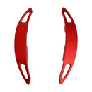 Steering wheel shift paddles for Renault Arkana 2021-24, aluminum red