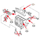 AGR-Ventildichtungssatz für VW Skoda Seat 1.2 1.6 2.0 TDI CR CAY CFF