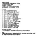 6 szt. Zestaw naprawczy wtryskiwaczy paliwa O-ringi FJ318 Fit Buick Fit Chevy Fit Pontiac