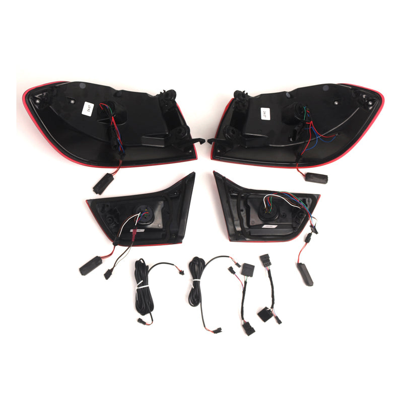 2013 2014–2020 BMW F32 (Coupé/Cabrio) L&R Red LED Baglys, baglysmodul 63217296100 63217296099