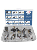 20Pcs Elektromotor Kohlebürsten 10 Größen Ersatz Reparatur Power Tool Teil