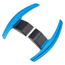 Schaltwippenverlängerung für BMW F-Serie F30 F31 F32 F10 X3 X5 Aluminium Blau