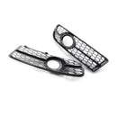 2005–2008 Audi A4 B7 S-line S4 Front-Time Bar Honeycomb Fog of Cooler Grille Cover