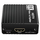 8K HDMI 1 zu 2 Splitter HD2.1 8K60hz/4K120hz/1080P240hz mit EDID Splitter 1x2