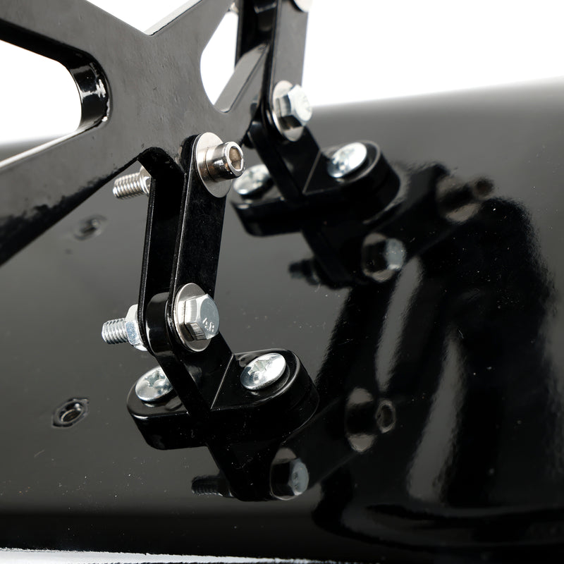 Asa de spoiler traseiro estilo GT de corrida universal de 57 "145 cm em preto brilhante para mais força descendente