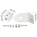 45 Grad Wassermelone Licht Halterung Rahmen Halterung abgewinkelt Klemme Edelstahl