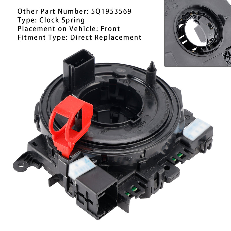2019-2025 Volkswagen Tiguan Jetta Clock Spring 5Q1953569