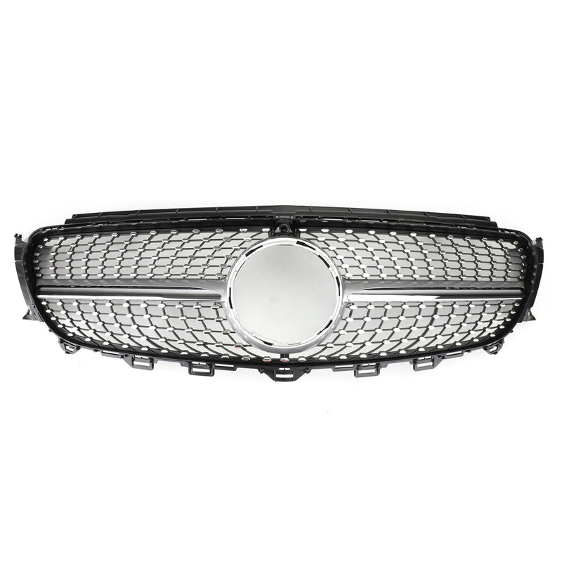 Diamant sølvramme frontgrill radiatorgrill for Mercedes Benz W213 E300 E400 16-19