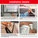 W10443315 Vedação da porta do freezer para refrigerador Kenmore W10571962  W10130894