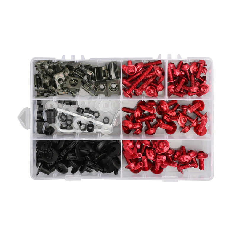 Amotopart kåpa set kropp plast ABS för Suzuki GSXR 600/750 2004-2005 K4