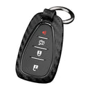 Autoschlüsselhülle aus Leder und Silikon mit Schnalle für Chevrolet