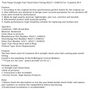 Kraftstoffpumpe Gerade Kraftstoffrückschlagventil Fitting 042211 3348332 Für Cummins N14