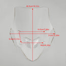 ABS motorsykkel frontrute egnet for HONDA CB400X/CB500X 2019-2024