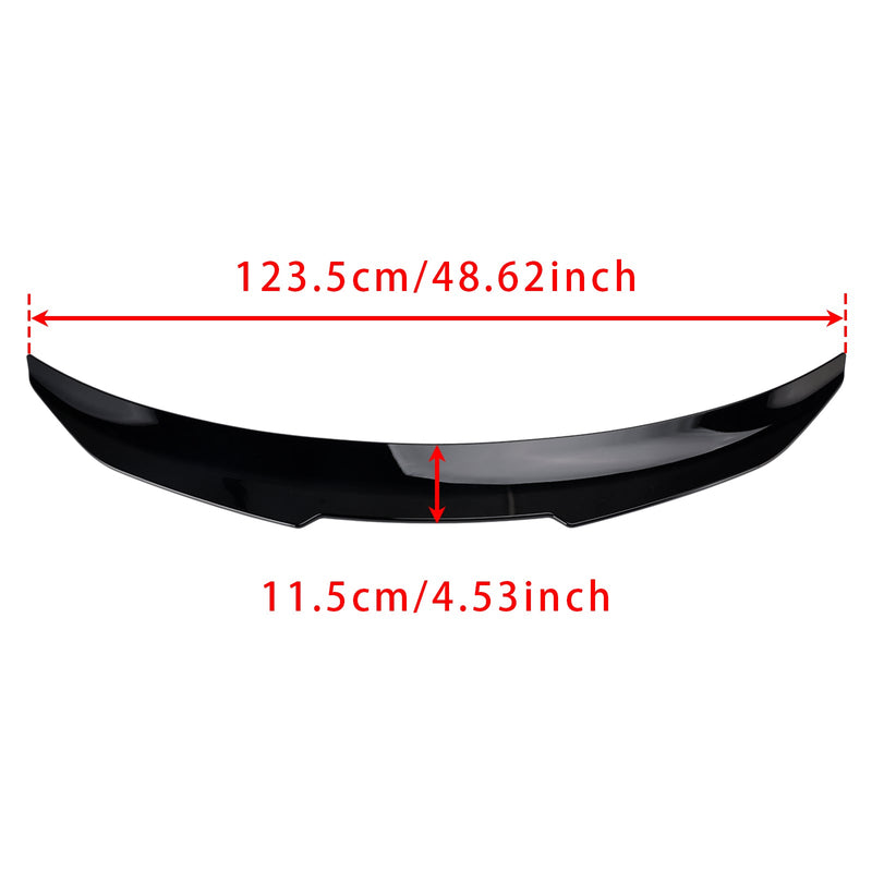 Glänzend Schwarz Hinten Boot Spoiler Für BMW 3 Serie G20 G80 19-25 PSM Stil