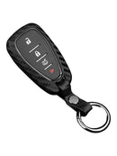 Autoschlüsselhülle aus Leder und Silikon mit Schnalle für Chevrolet