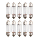 10 STÜCKE Auto Licht Rohrlampe birne C5W SV8.5 36 MM 6418 12 V 5 Watt Für OSRAM