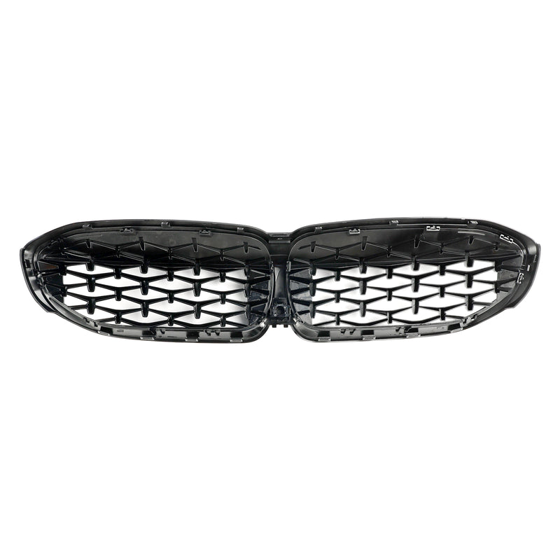 Diamentowa czarna kratka nerkowa Grill 51138072085 Dla BMW serii 3 G20 2019-2022