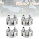 Yamaha Club Car Ezgo 2"" Radabstandshalter-Set mit Kabeln für Golfcarts, Radmuttern, Silber