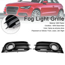 2011-2014 Audi A1 8x 2PCS tåkelys kjøligere grill foran basestang grilldeksel