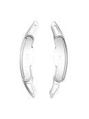 Steering wheel shift paddles for Mini F54 F55 F56 F57, aluminum silver