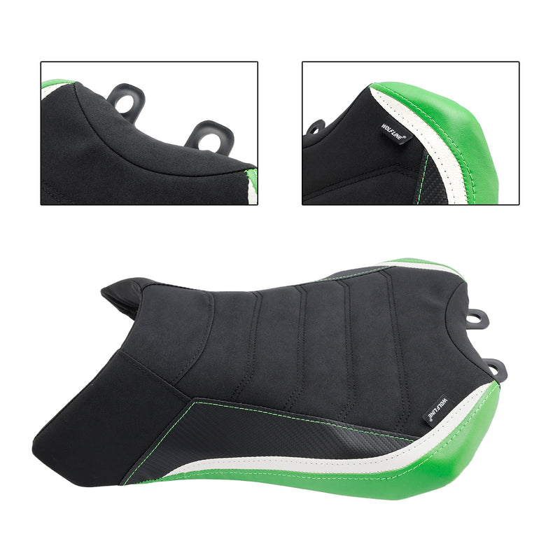 2022–2023 Kawasaki Ninja 1000SX vorne Fahrer Raider Sitz Sozius Sattel grün