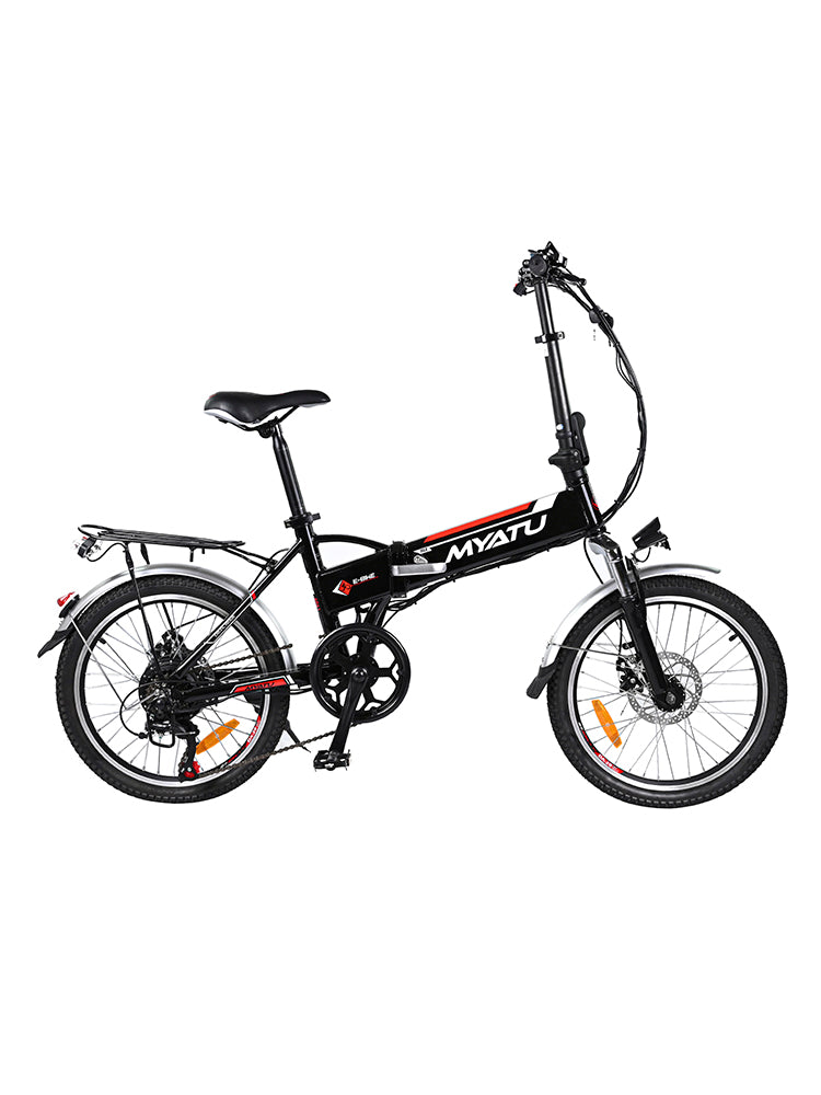 20" 36V 10.4AH 250W 7-växlad elektrisk cykel hopfällbar cykel ram i aluminium