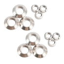 2× Dashboard Switch Cover og møtrikker sæt til Jeep CJ5 CJ7 CJ8 1972-1986 Lys, vinduesviskere, ventilatorer