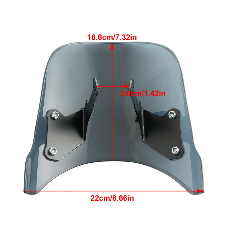 2019-2023 Husqvarna Vitpilen 401/Svartpilen 401 Frontrute Frontrute