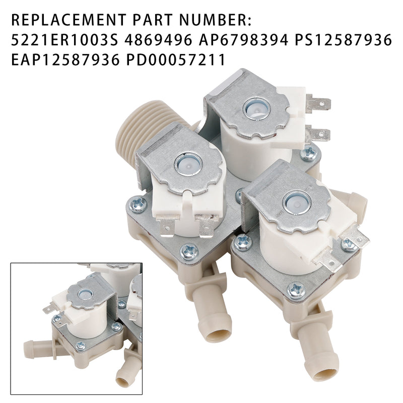 5221ER1003S Washing Machine Cold Water Inlet Valve For LG 4869496 AP6798394