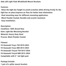 Seite LED Licht Pods Windschutzscheibe Halterungen Für Kawasaki Teryx Teryx4